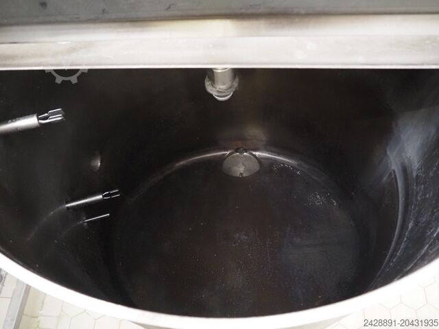 CIP instalacija, rezervoar, pumpe, izmenjivač Westfalia Separator AG, Hilge, Endress + CIP-TANK 3000 L, EURO-HYGIA-B-SUPER-II