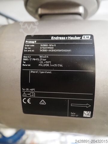 Buttermilk pasteurization line Alfa Laval, Tetra Pak C8-K8M, CP19555, HP-5032/170