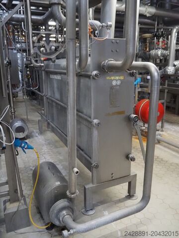 Buttermilk pasteurization line Alfa Laval, Tetra Pak C8-K8M, CP19555, HP-5032/170