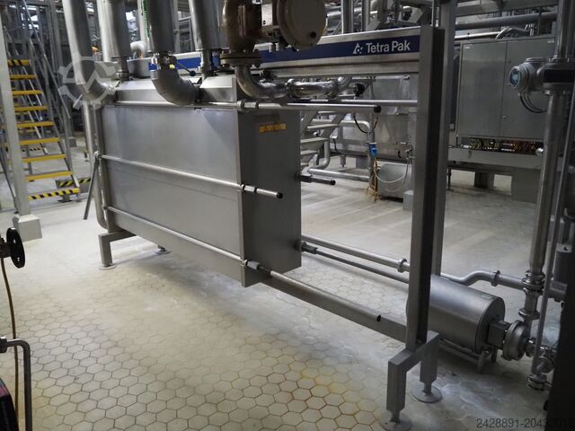 Buttermilk pasteurization line Alfa Laval, Tetra Pak C8-K8M, CP19555, HP-5032/170