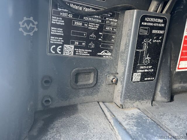 Montacargas de GLP Linde H35T-02