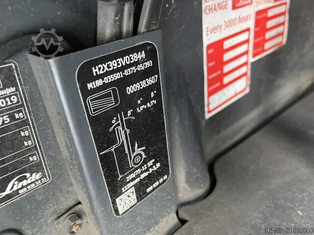 Montacargas de GLP Linde H35T-02