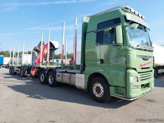 Kamion za prijevoz drva MAN TGX 26.500 6X4X4 HOLZTRANSPORTER,  MOTOR NEU  OHNE ANHÄNGER