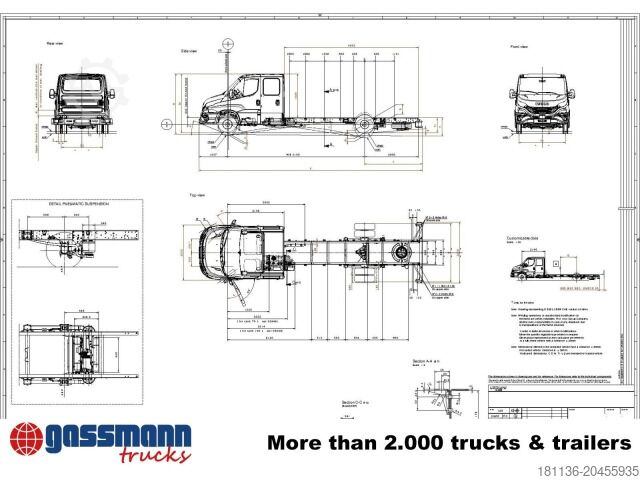 Sonderausbau-Transporter Iveco Daily 72C18H/P DK 4x2