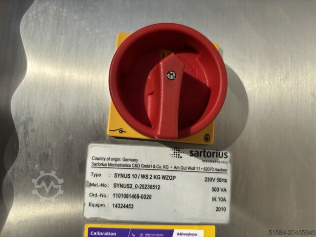 Metalldetektor checkweigher Sartorius SYNUS10