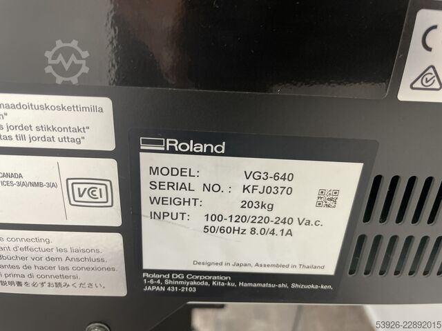 대형 포맷 프린터 Roland TrueVis VG3-640