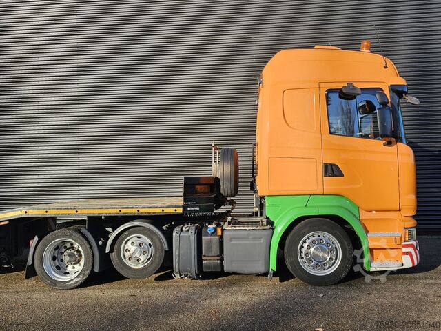 Transporte de volumen Scania R410 6x2 / RETARDER + NOOTEBOOM DIEPLADER