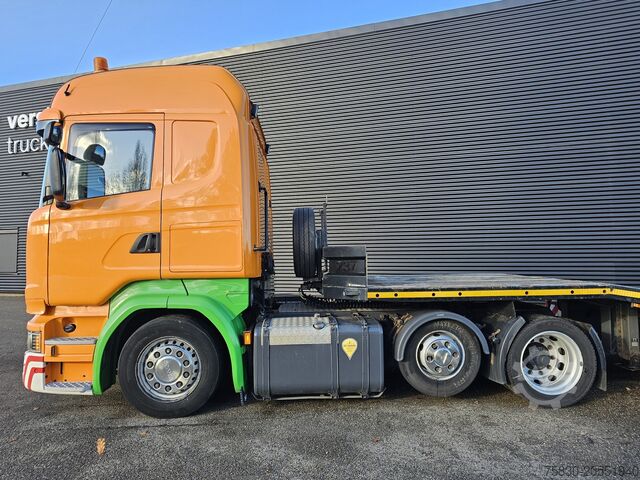 Transporte de volumen Scania R410 6x2 / RETARDER + NOOTEBOOM DIEPLADER