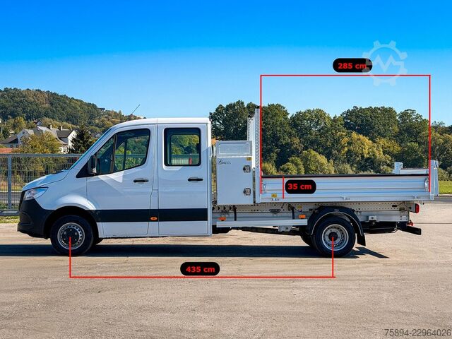 Furgão basculante MERCEDES-BENZ Sprinter 514 CDI Kipper * Doppel Kabine!