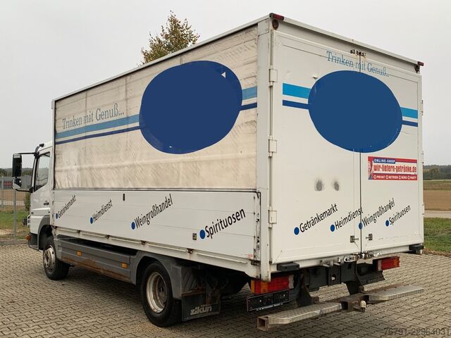 Camião de bebidas MERCEDES-BENZ Atego 916 816L_ 5m kurz_ Klima_ Bordwände_ Türen
