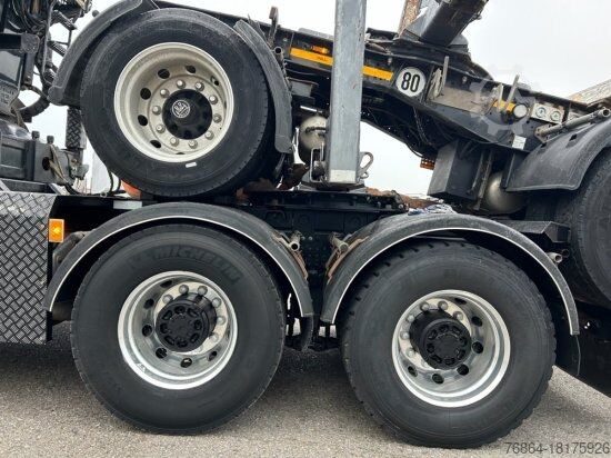 Tomruk kamyonu VOLVO FH 16 650 6X4 LANGHOLZZUG + DOLL M2K-9L NACHLäUFER MIT PALFINGER EPSILON S260C96, I-SHIFT, RETARDER,