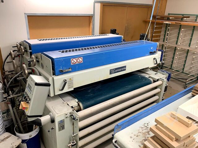 Twin roller coating machine BARBERAN BRB2 1400