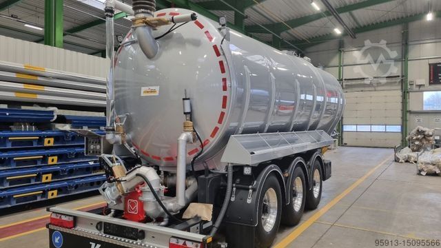 KÃ¤ssbohrer GÃ¼lle Tankwagen Auflieger Edelstahl STN L