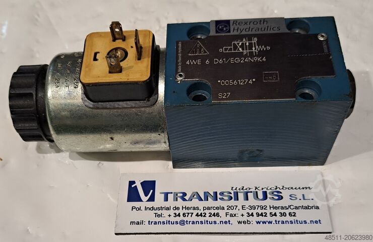 Hidraulinis vožtuvas REXROTH 4WE6D61-EG24N9K4 00561274 S27