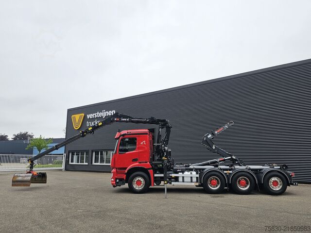 System för krokarm Mercedes-Benz AROCS 3645 8x4 / HIAB Z KRAAN + HAAKARM