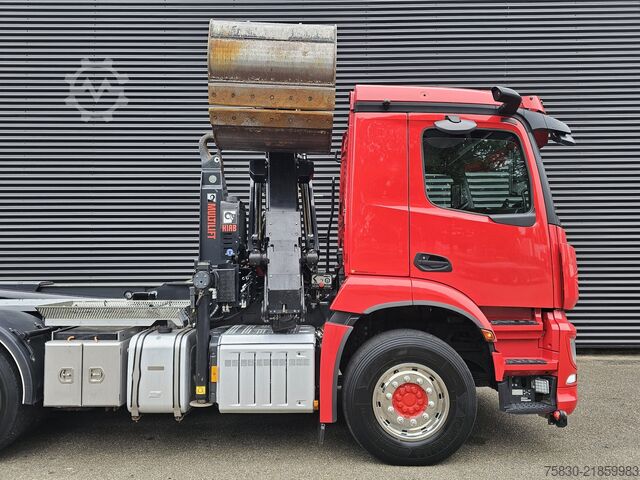 System för krokarm Mercedes-Benz AROCS 3645 8x4 / HIAB Z KRAAN + HAAKARM