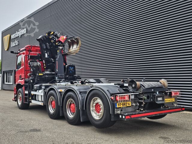 System för krokarm Mercedes-Benz AROCS 3645 8x4 / HIAB Z KRAAN + HAAKARM