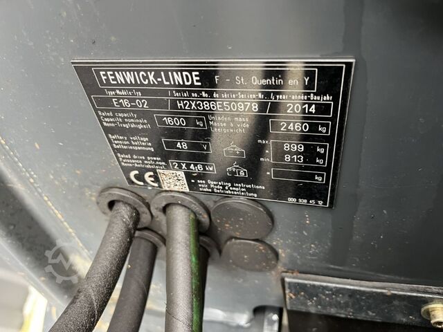 Xe nâng điện 3 bánh Linde E16-02