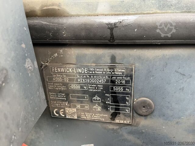 डीजल फोर्कलिफ्ट्स Linde H35D-02