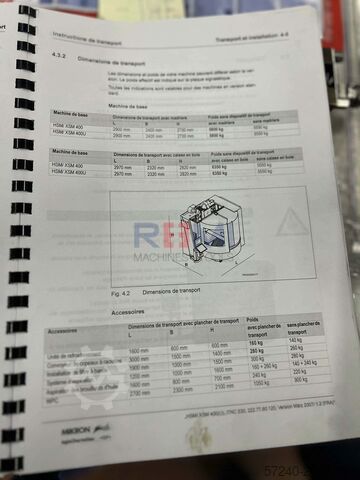 AGIECHARMILLES MIKRON HSM400U – 2007 – 5-αξονικό κέντρο κατεργασίας MIKRON HSM400U