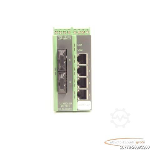 Phoenix Contact FL SWITCH LM 4TX/2FX SN:2002362387 - ! -