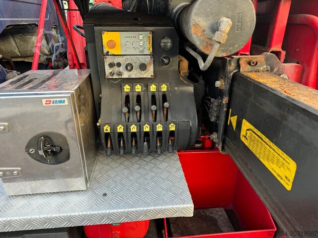 Innenlader Scania P420 6X2*4, Hooklift-truck with Crane, 2008