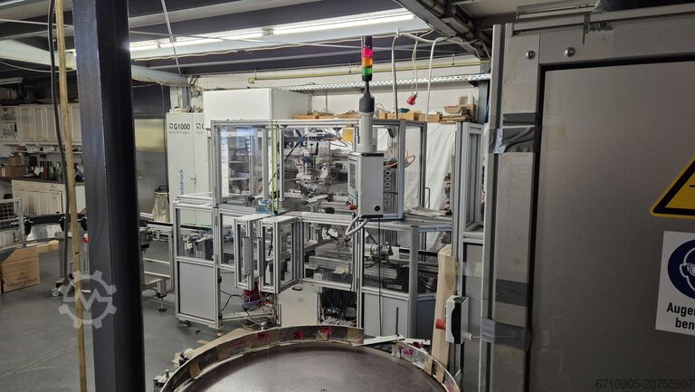 Шелкографическая машина для стеклянных бутылок GST Siebdruckmaschine G1000