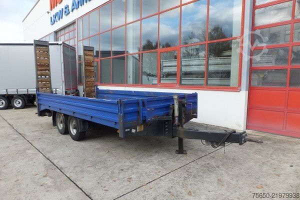 Low loader trailer Humbaur HBT10  Tandemtieflader