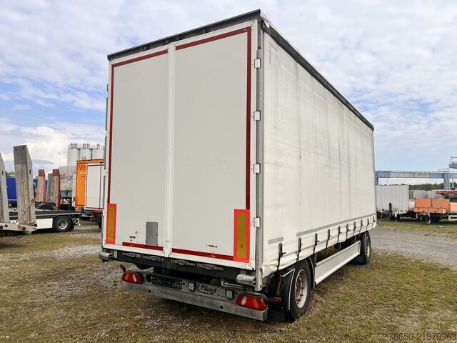 Anhänger mit Pritsche & Plane Fliegl ZPS180  2 Achs Jumbo- Planen, Mega, durchladbar