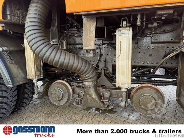Speciallastbil Mercedes-Benz Axor 1829 4x2, Zweiweg Z200, Kehrmaschine Faun
