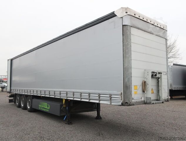 Отворено полуремарке с брезент Schmitz Cargobull SCS 24 Liftachse P-Kasten Getränkezertifikat