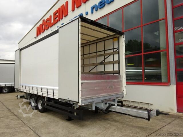 รถพ่วงเปิดพร้อมผ้าใบคลุม Möslein TPW 105 D Schwebheim  Tandem- Planenanhänger Durchladen