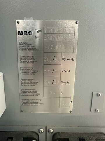 Mašina za savijanje MBO T 700 NAVIGATOR