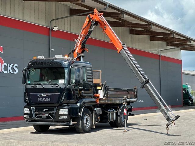 Þrístefnu veltibíll MAN TGS 18.460 4x2 BL MEILLER DSK & ATLAS LK