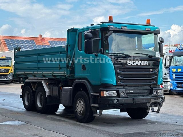 ত্রি-দিক ডাম্প ট্রাক SCANIA G450 6x4 BB MEILLER DSK BORDMATIK