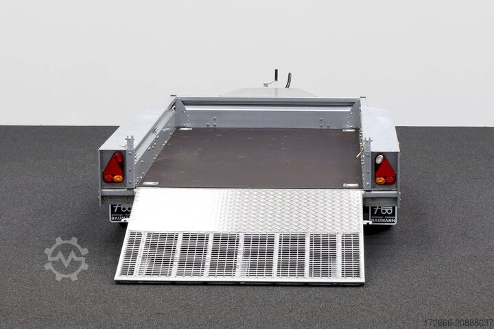 Aanhangwagen voor zwaar materieel Ifor Williams GX105 | RAMPE 303X157CM 2700KG BAUMASCHINENANHÄNGER