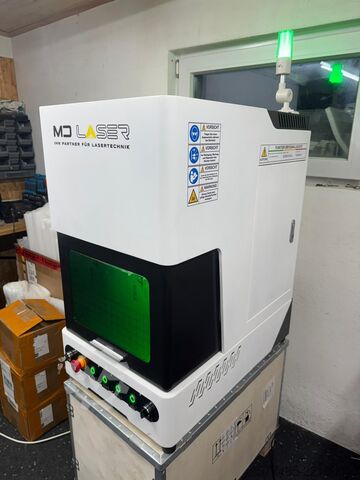 Engraving machine 50 Watt Faserlaser Fiberlaser MD Laser 50 Watt 150mm Linse 50RAY150GE