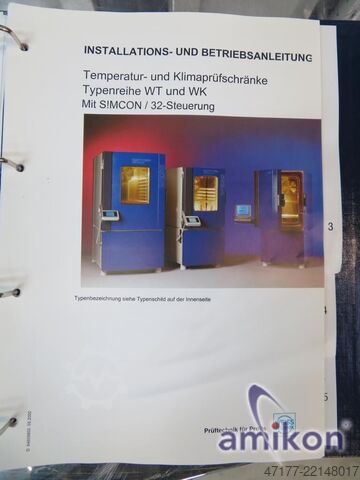 Lämpötilatestikammio WEISS WT1-600/70