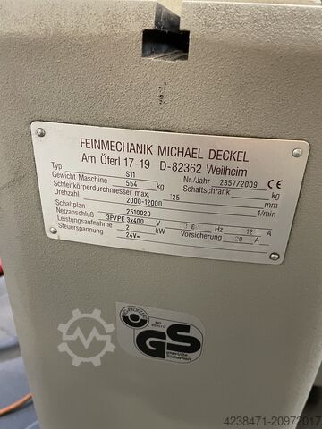 Universal tool grinding machine Deckel ISOG 