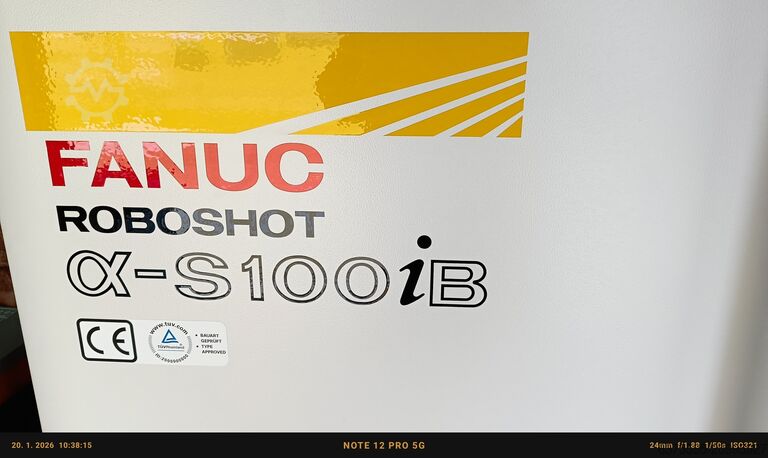 Enjeksiyon kalıplama makinesi FANUC Roboshot S100iB  125ton FULL ELECTRIC