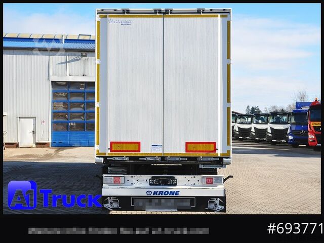 Box semitrailer KRONE SD Koffer, Liftachse, Code XL, VDI 2700, SOFORT