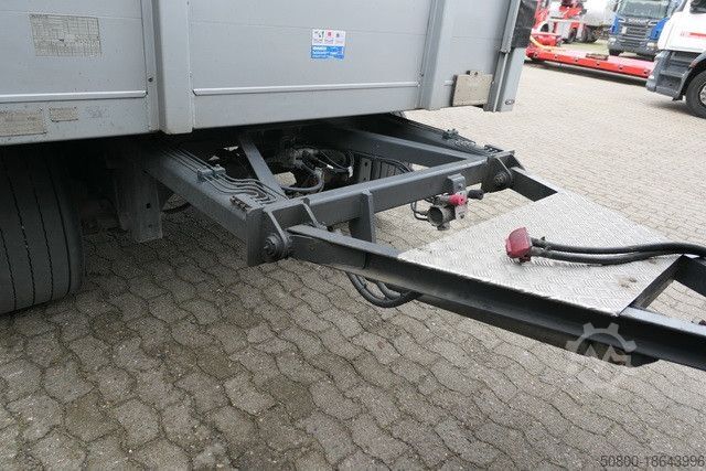 Brandalı açık römork  Duenschede PA 18/7, Jumbo, Bordwände, Alu-Felgen
