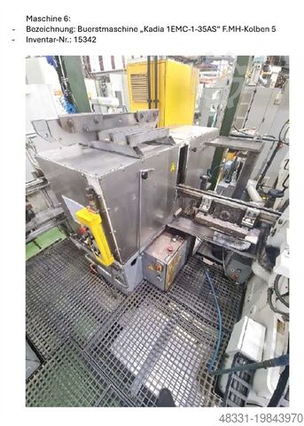 Herstellungslinie für Ventile LIDKOEPING 46/G und Typ 4B/G