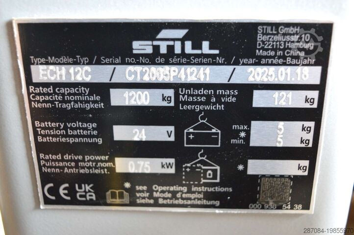 Pallet truck STILL ECH 12 C