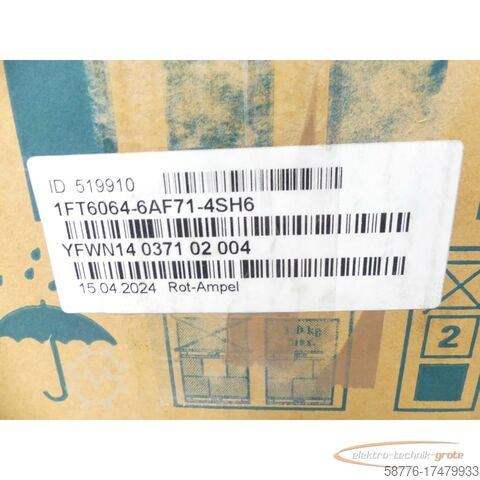 Moteur Siemens Siemens 1FT6064-6AF71-4SH6 Synchronservomotor SN:YFWN14037102004 - !