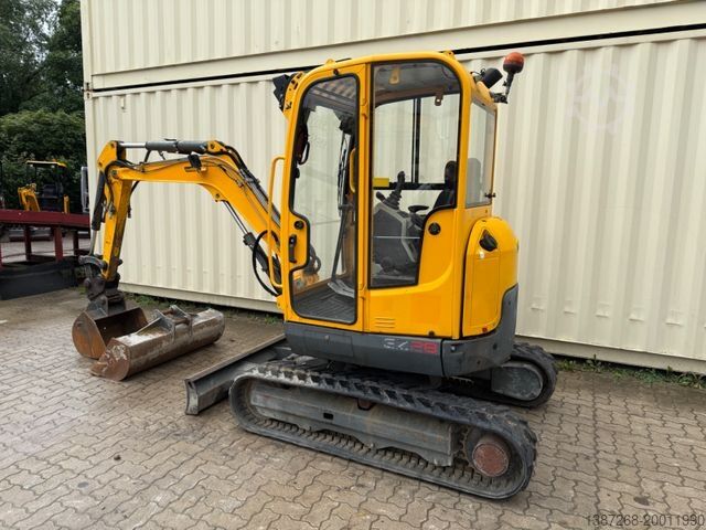 Mini ekskavatorius WACKER EZ28 / 2014 BJ / 2 x Löffel