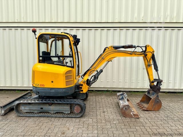 Mini ekskavatorius WACKER EZ28 / 2014 BJ / 2 x Löffel