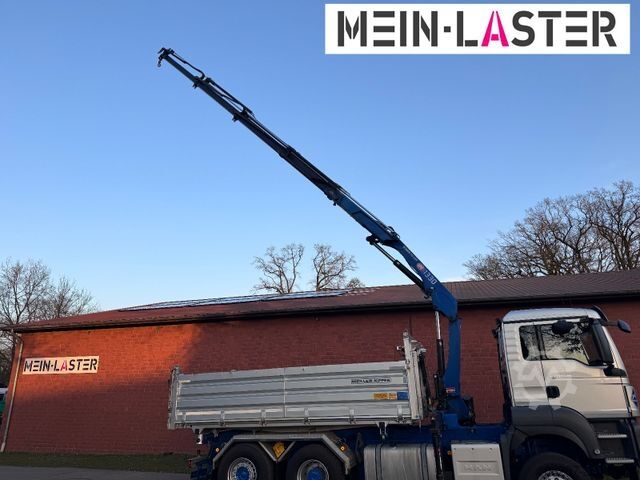 Dreiseitenkipper LKW MAN Aufbau Meiller Bordmatik + HMF 1330 K4 15m Funk