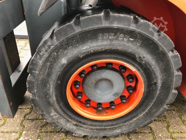 Etukuormaaja trukki LINDE H60D 396_Diesel_ Heizung_4. Ventil_ Deutz_ Waage