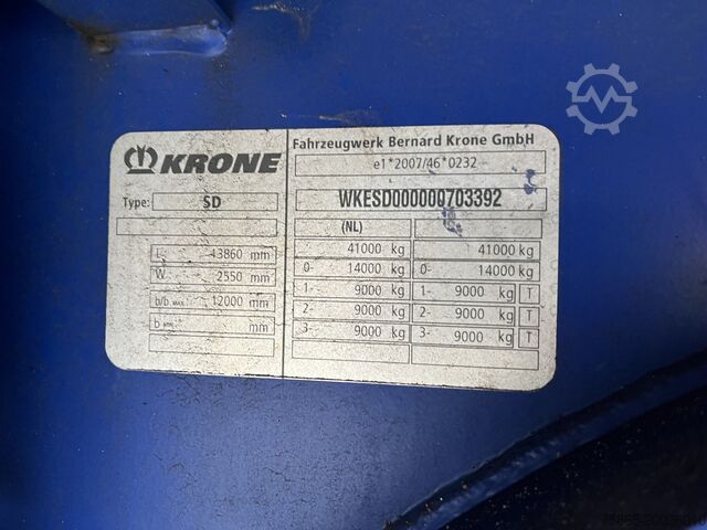 Koffer Krone DryLiner / Box / Huckepack / BPW Drum